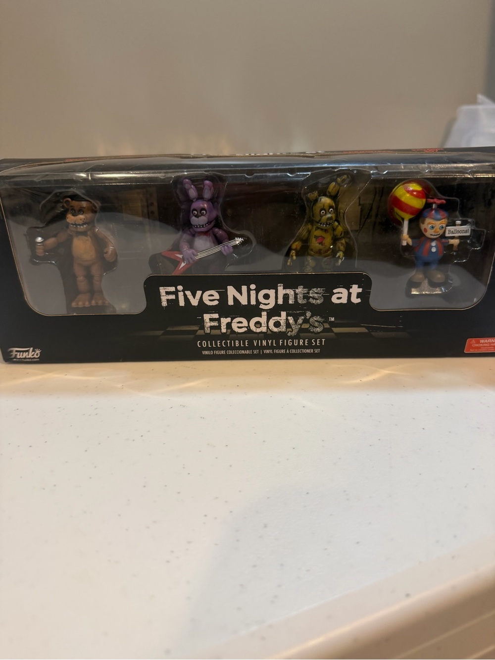 Funko Five Nights at Freddy's Vinyl Figure Set - Purple, Yellow, Red, Brown